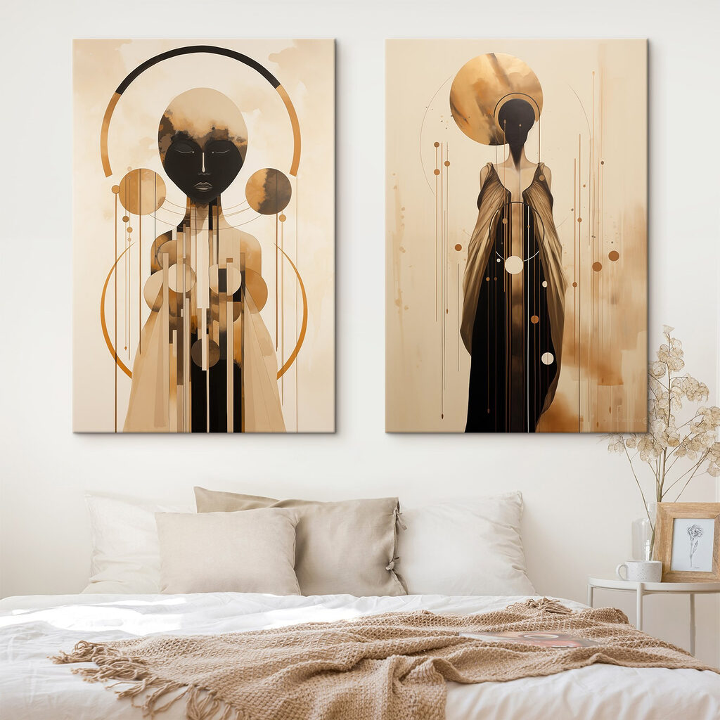 Ethereal forms in harmonious composition