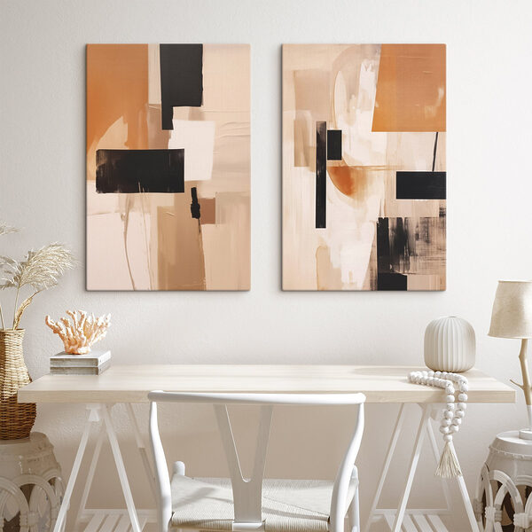 Painting of a couple of squares