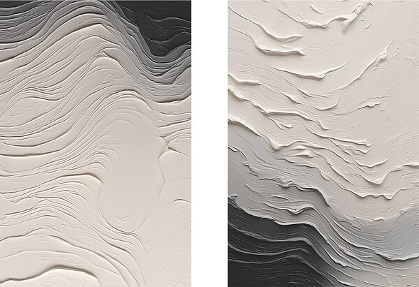 Soft waves of gentle textures