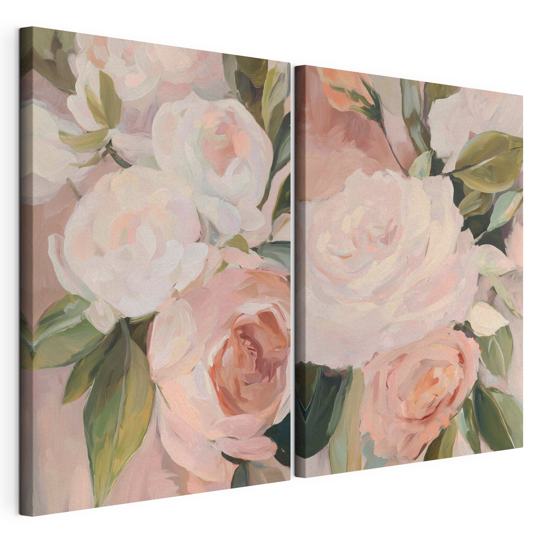 Soft blooms in gentle pastel hues