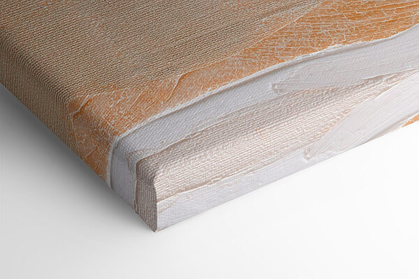 Soft waves of earthy tones blend