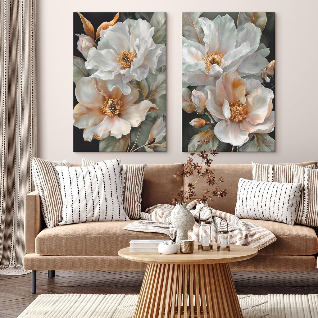 Elegant blooms in soft hues