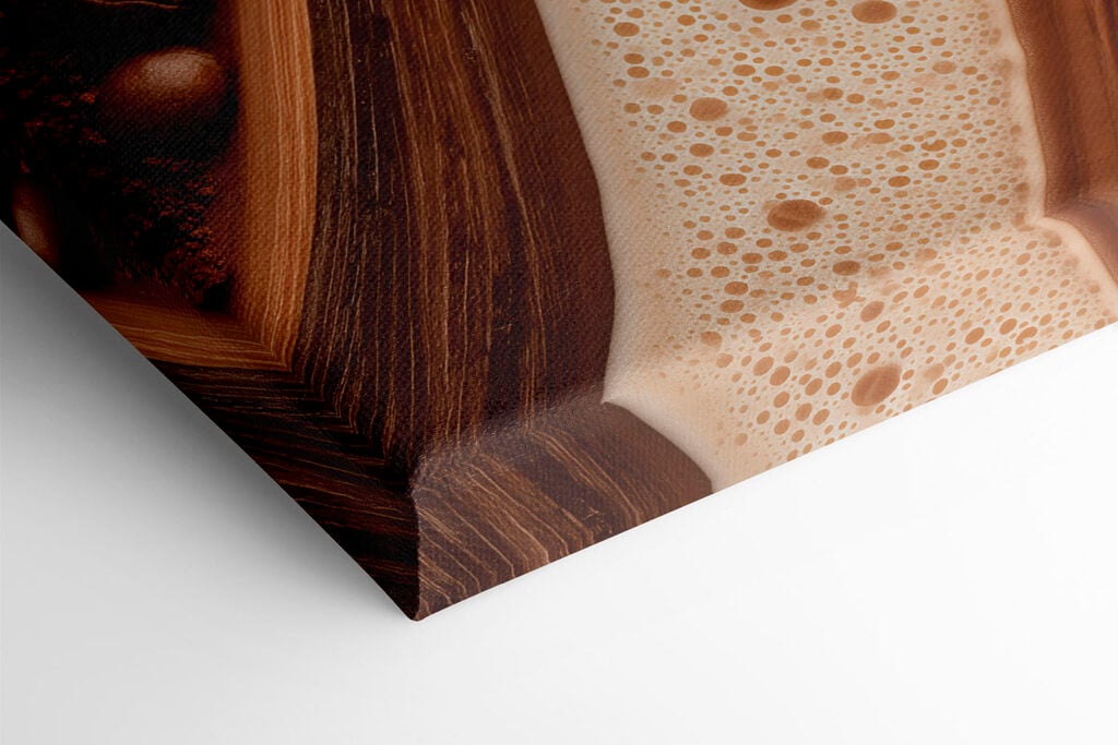 Coffee and caramel delight in layers