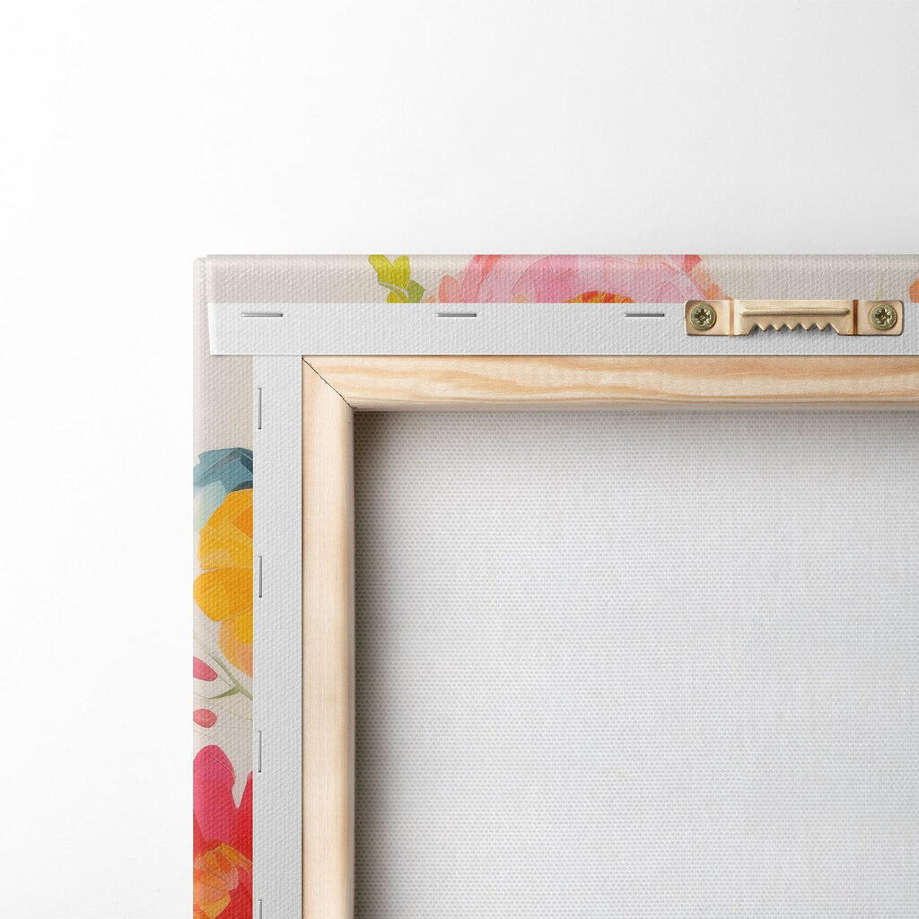 Collage of paintings of flowers