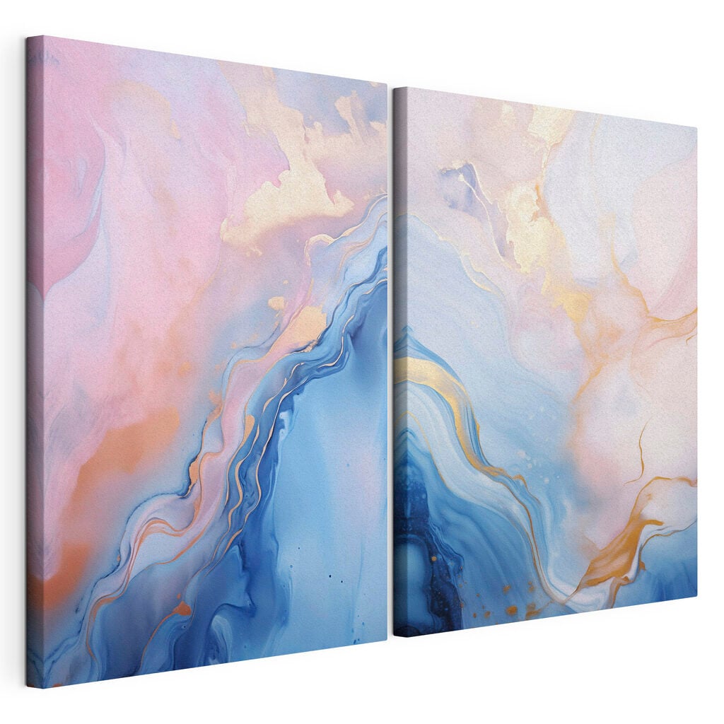 Soft hues blending in harmonious flow