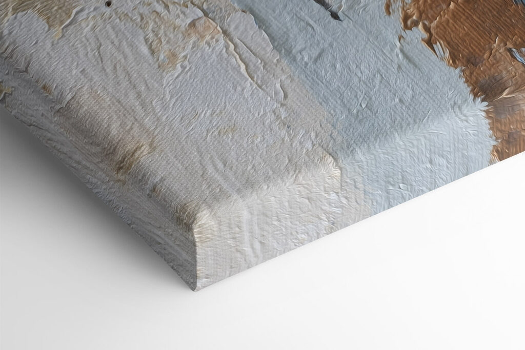 Abstract composition in soft hues