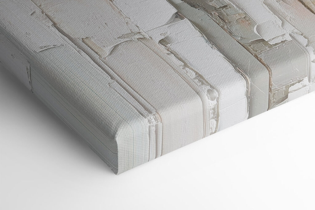 Abstract layers of soft hues