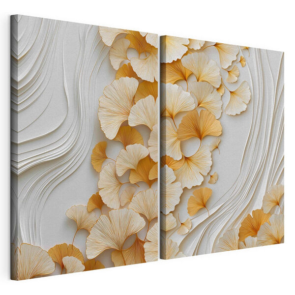 Flowing shapes with organic patterns