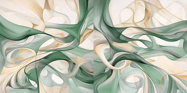 Flowing Shapes in Soft Colors
