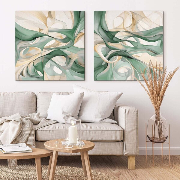 Flowing Shapes in Soft Colors