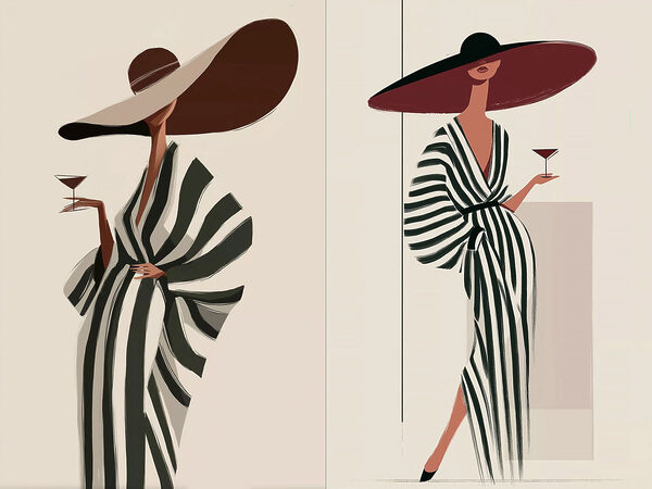 Woman in a hat