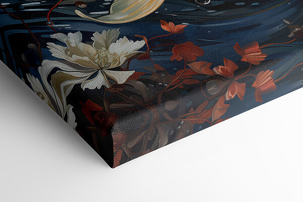 Collage of a couple of fish swimming in water