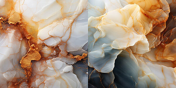 Abstract swirls of soft colors