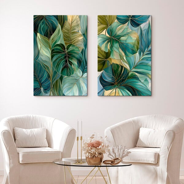 Collage of leaves