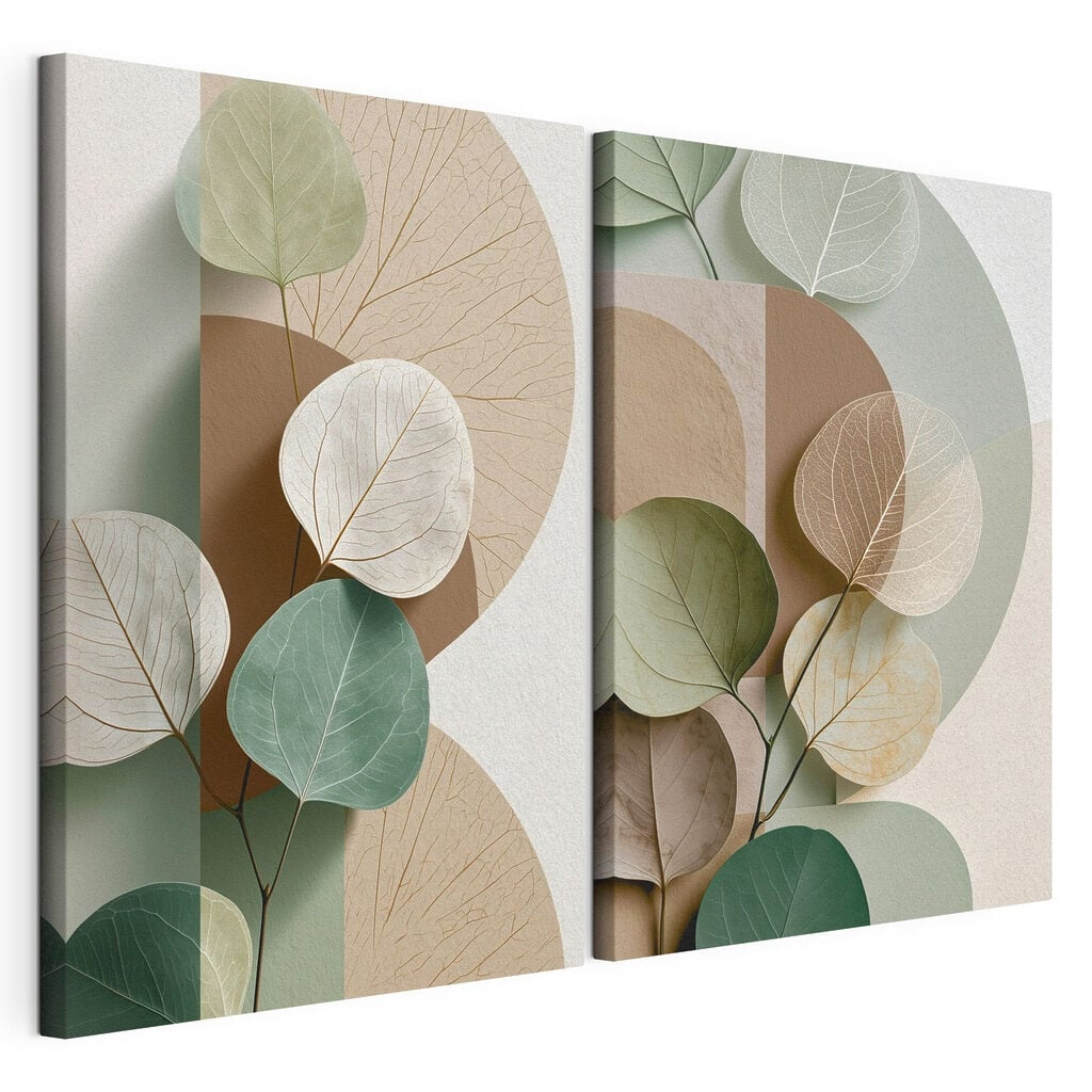 Collage of leaves