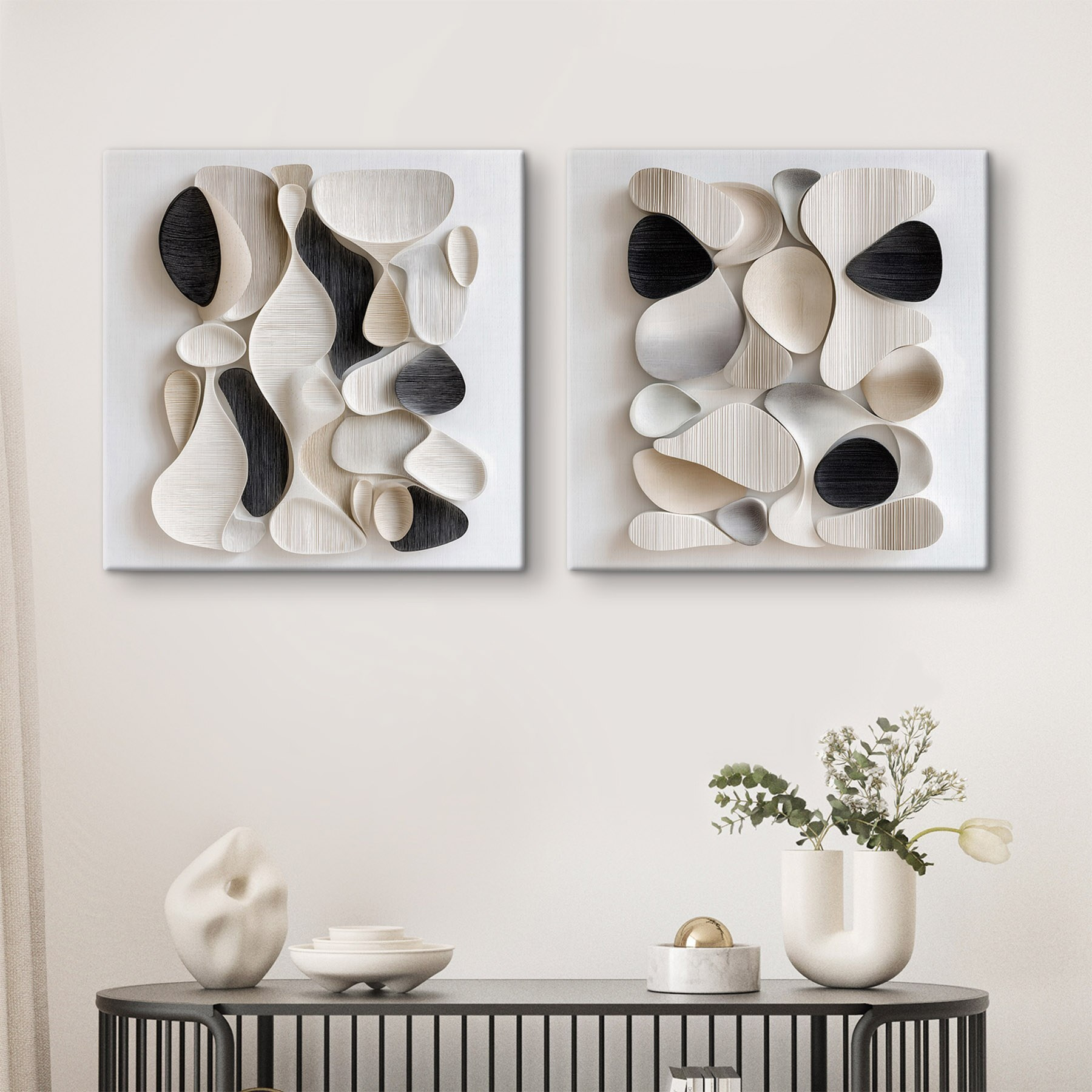 Collage of different shapes
