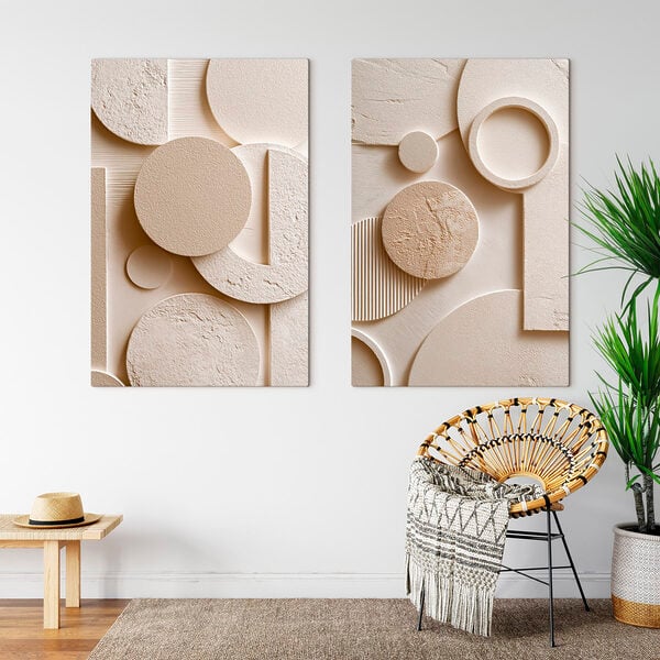 Collage of different shapes