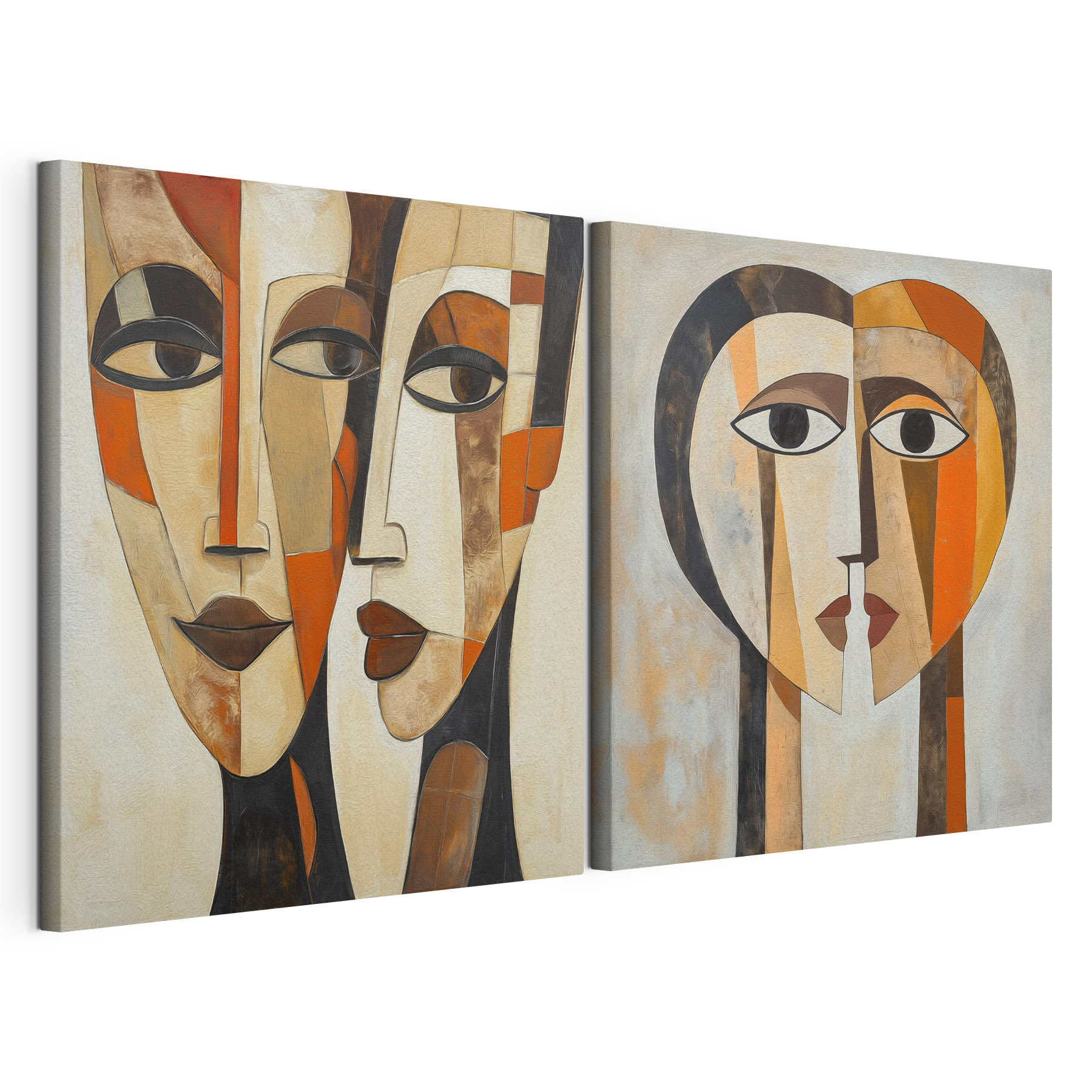 Painting of a woman's face
