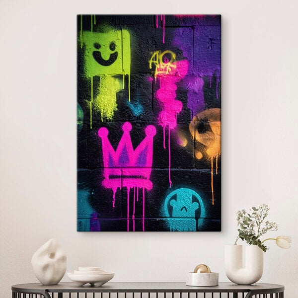 Obraz Obraz Ściana z graffiti (SKU: s45717)