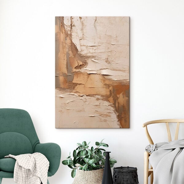 Obraz Obraz Warstwy abstrakcyjne w neutralnych odcieniach (SKU: s46273)