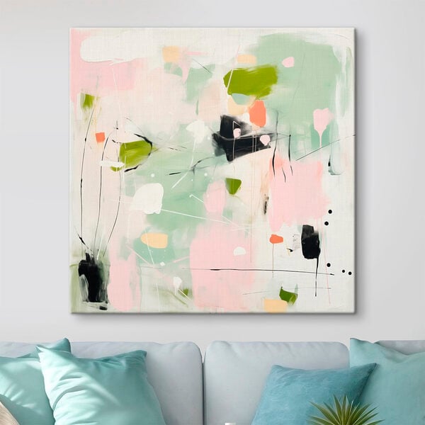 Painting of flowers and plants