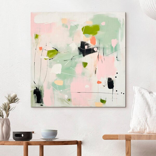 Painting of flowers and plants