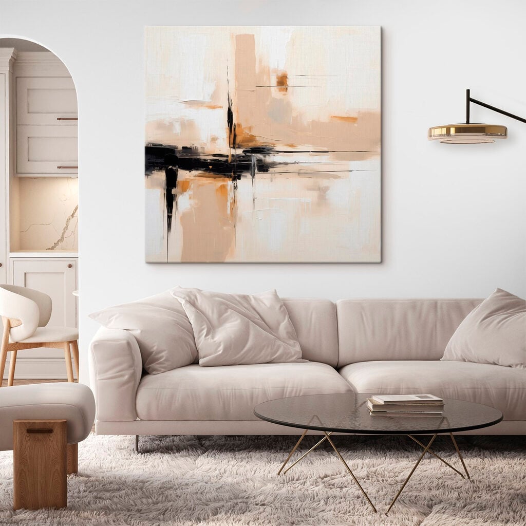 Painting of a black and white painting