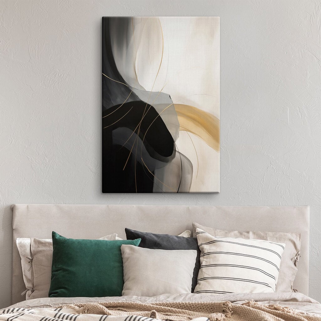 Abstract lines in soft colors