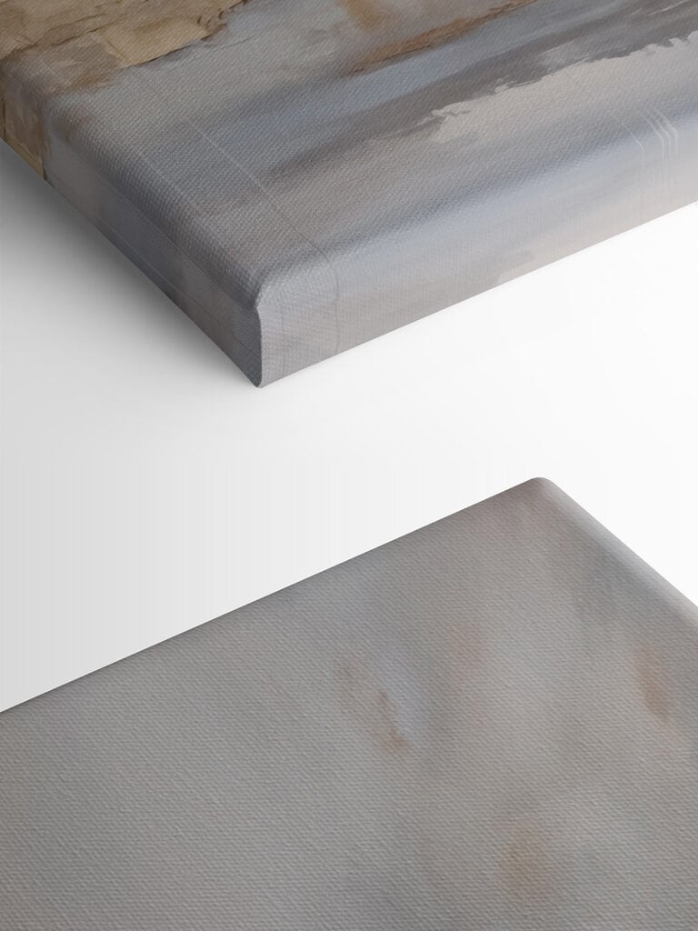 White and brown wall