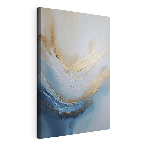 Serene waves in calming colors
