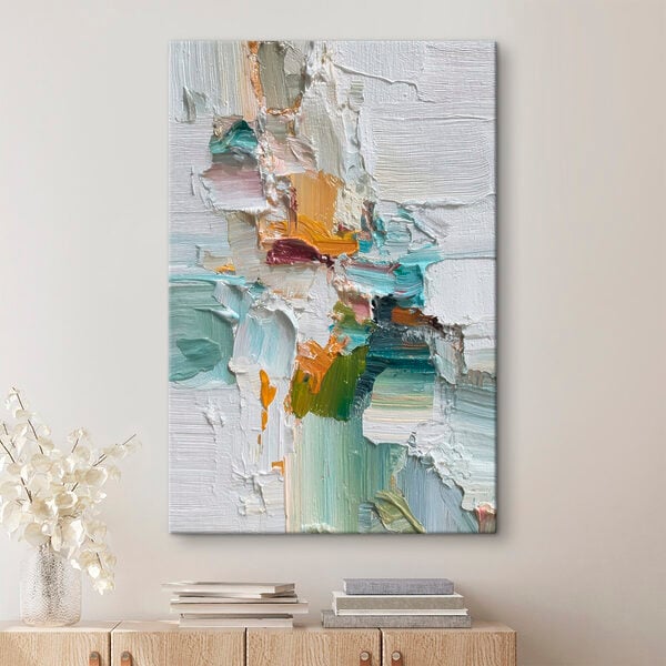 Vibrant palette of abstract colors