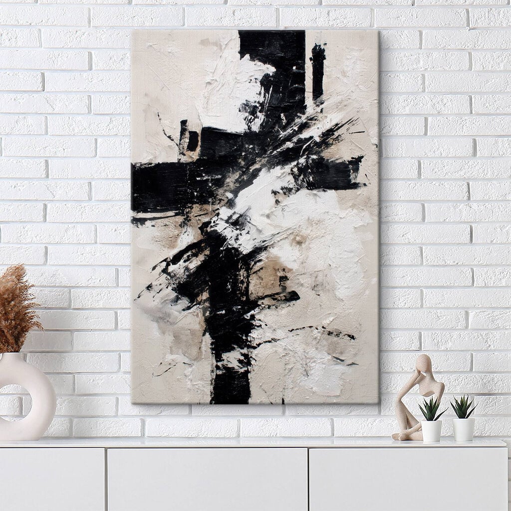Black and white painting