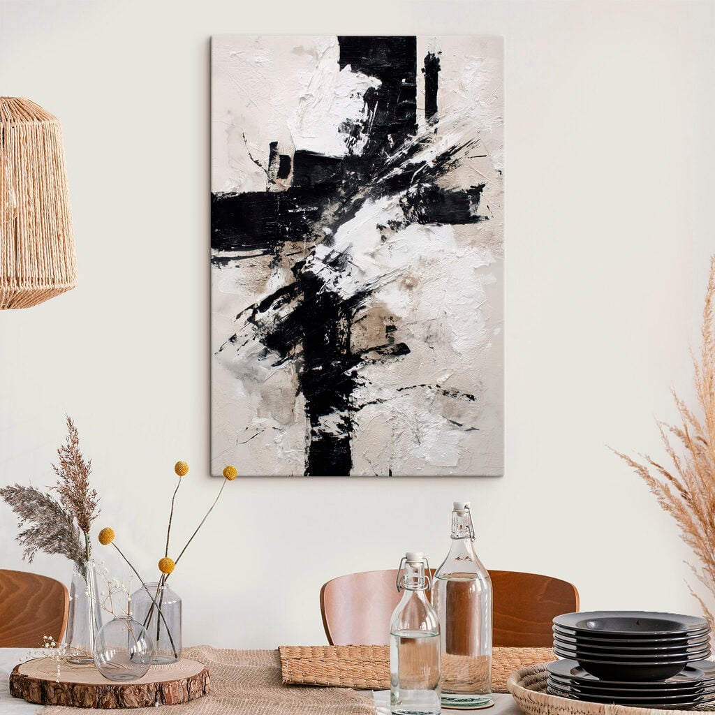 Black and white painting