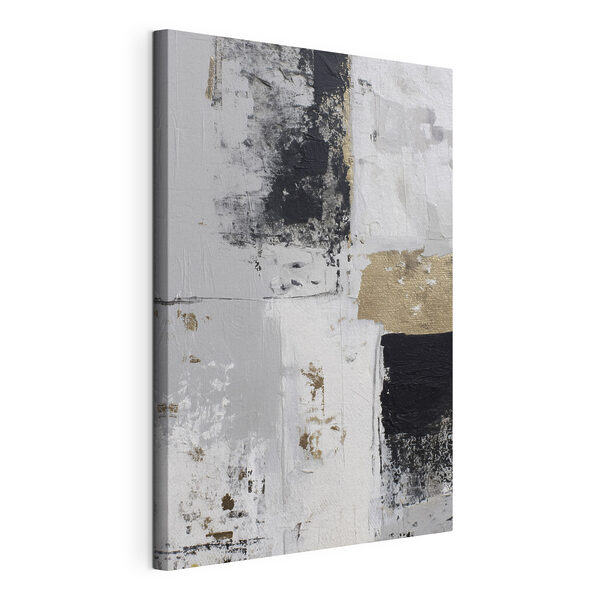 White and black painting