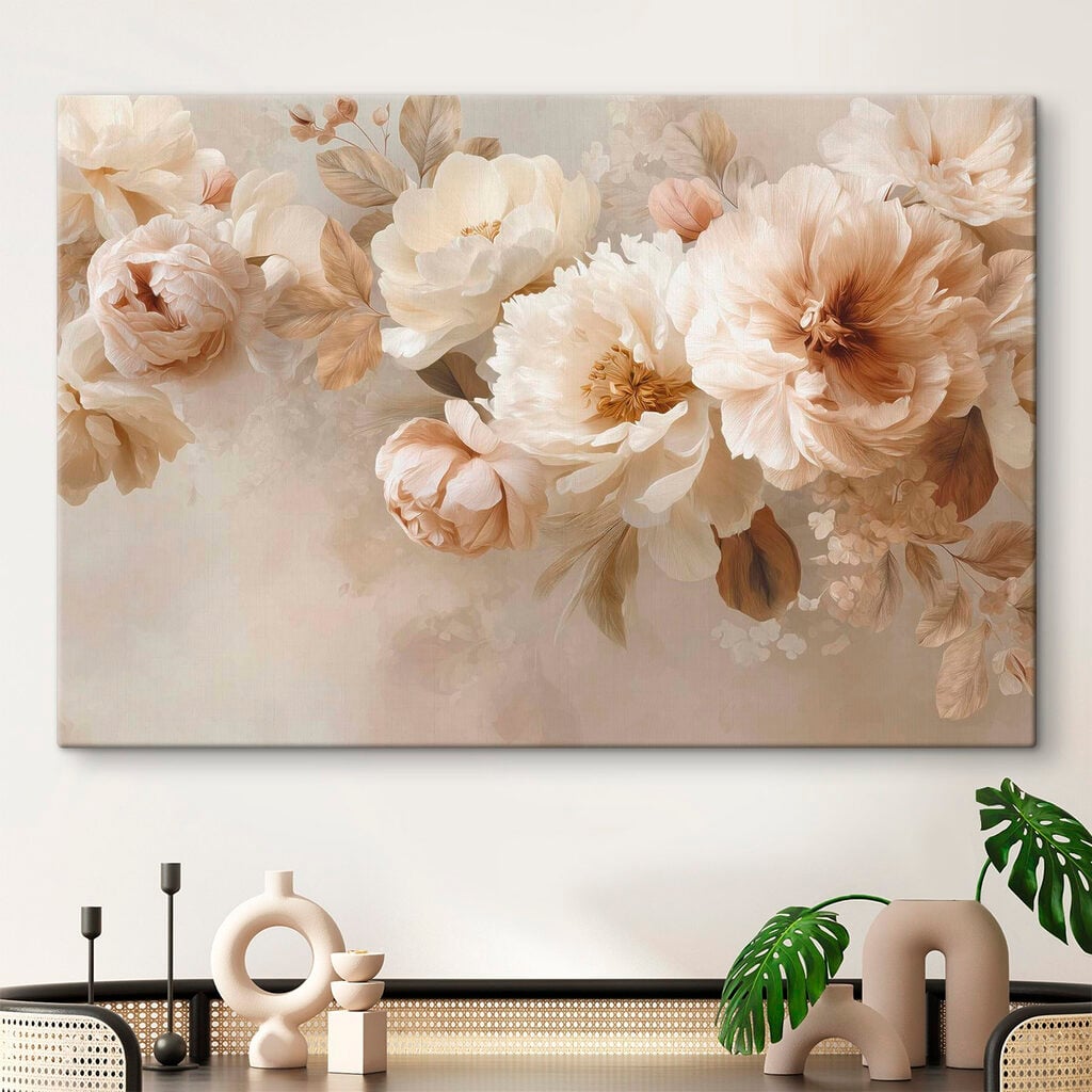 Soft blooms in muted tones