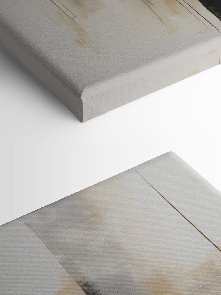 Painting of squares and lines