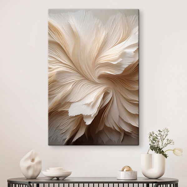 Soft layers create a gentle flow