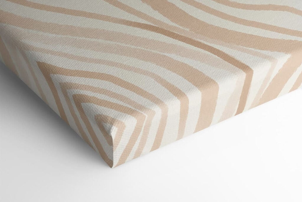 Flowing lines in soft neutral tones