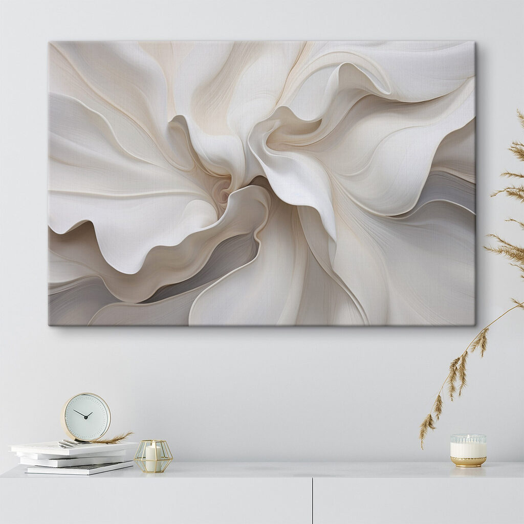 Flowing forms in soft hues