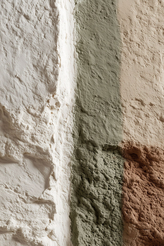 Soft hues in textured surfaces