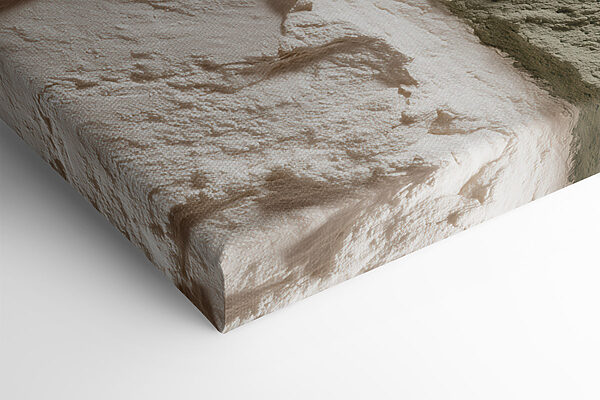 Soft hues in textured surfaces