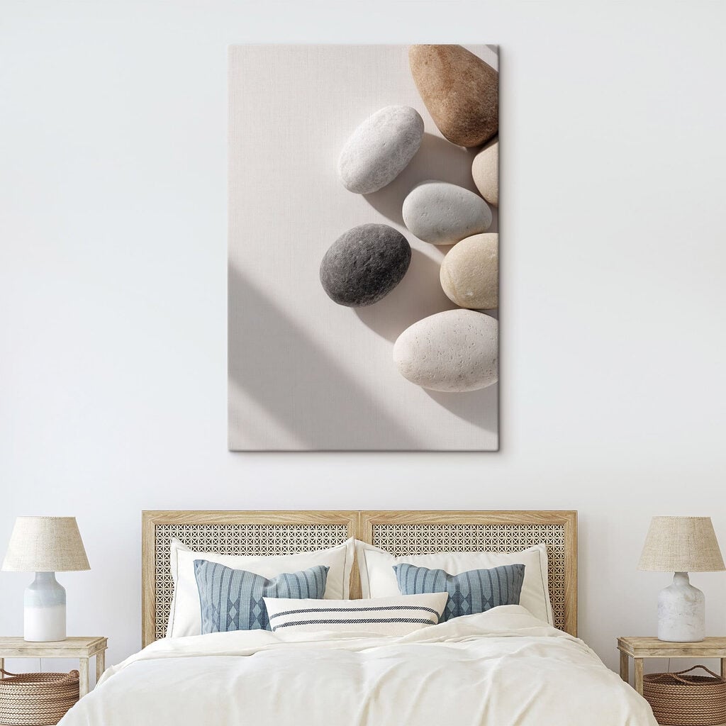 Group of oval shaped rocks