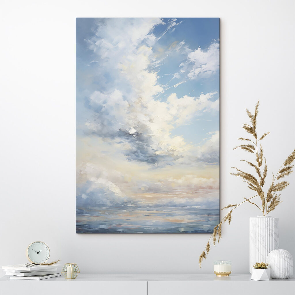 Blue sky with clouds