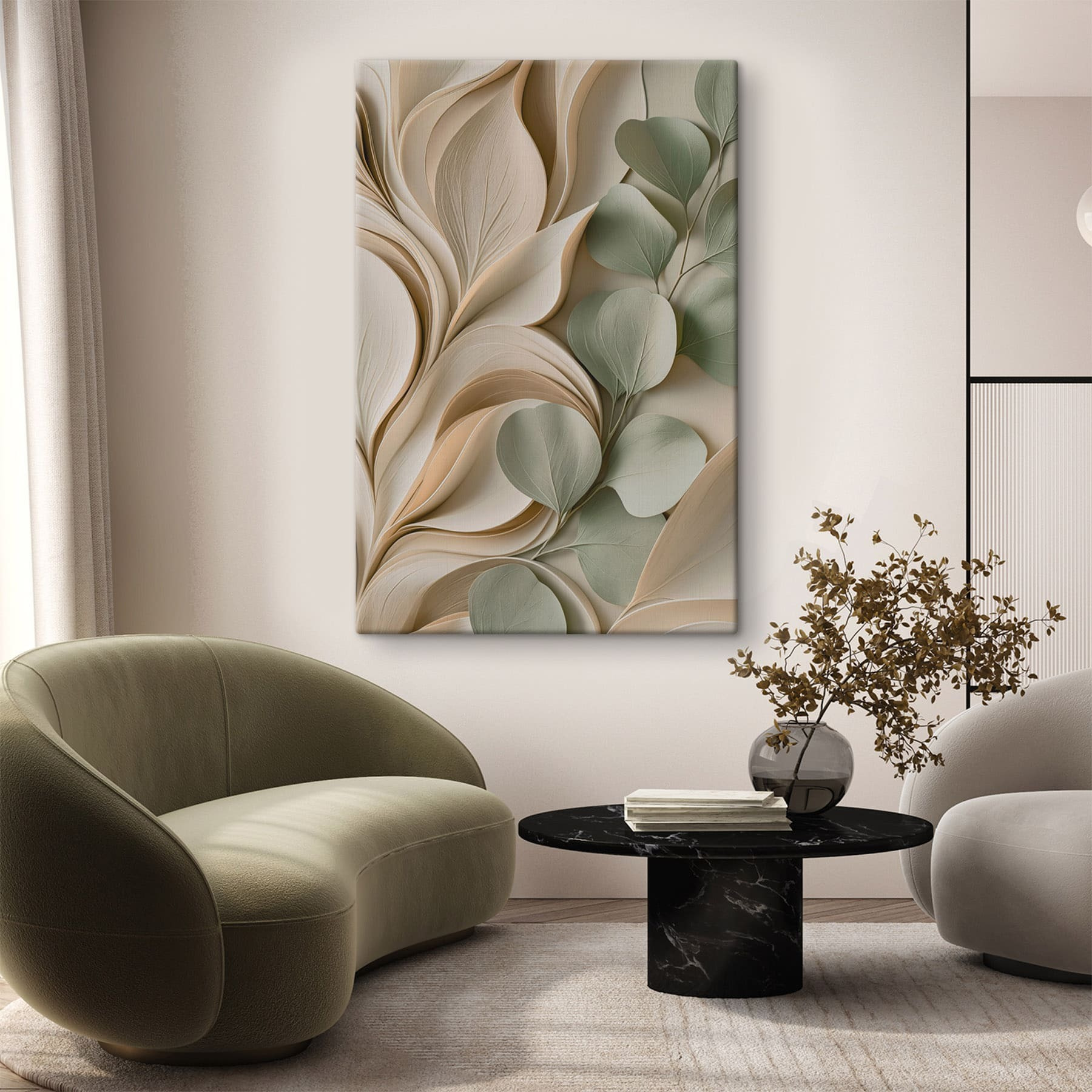 Nature-inspired layered paper design