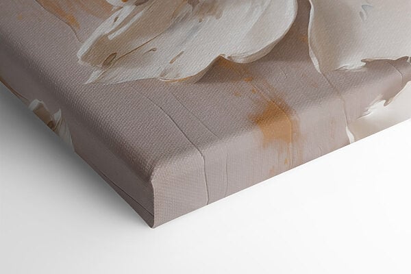 - Elegant blooms in soft, muted tones
