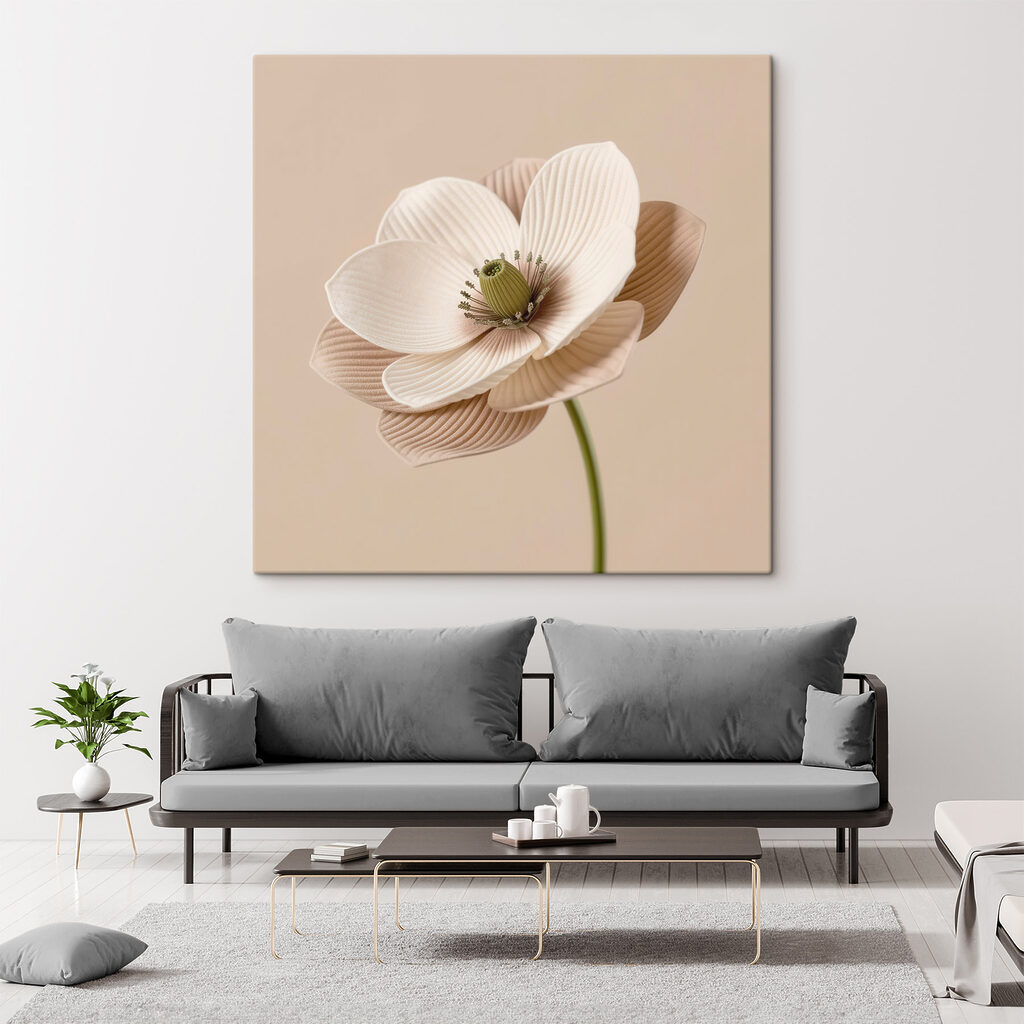 Delicate flower with soft petals