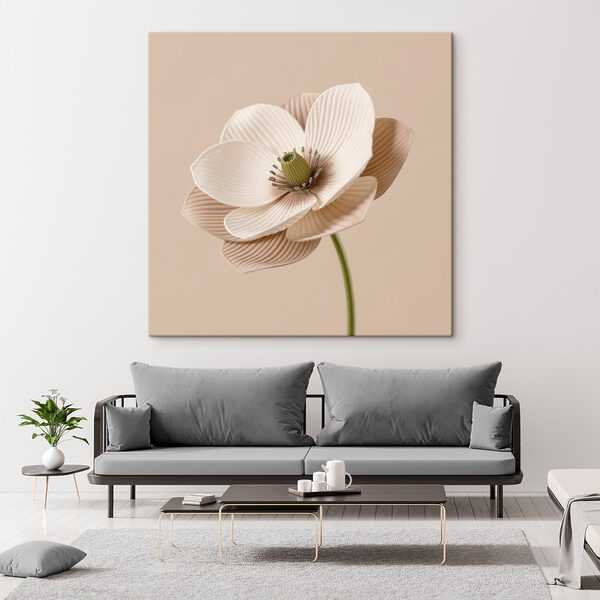 Delicate flower with soft petals