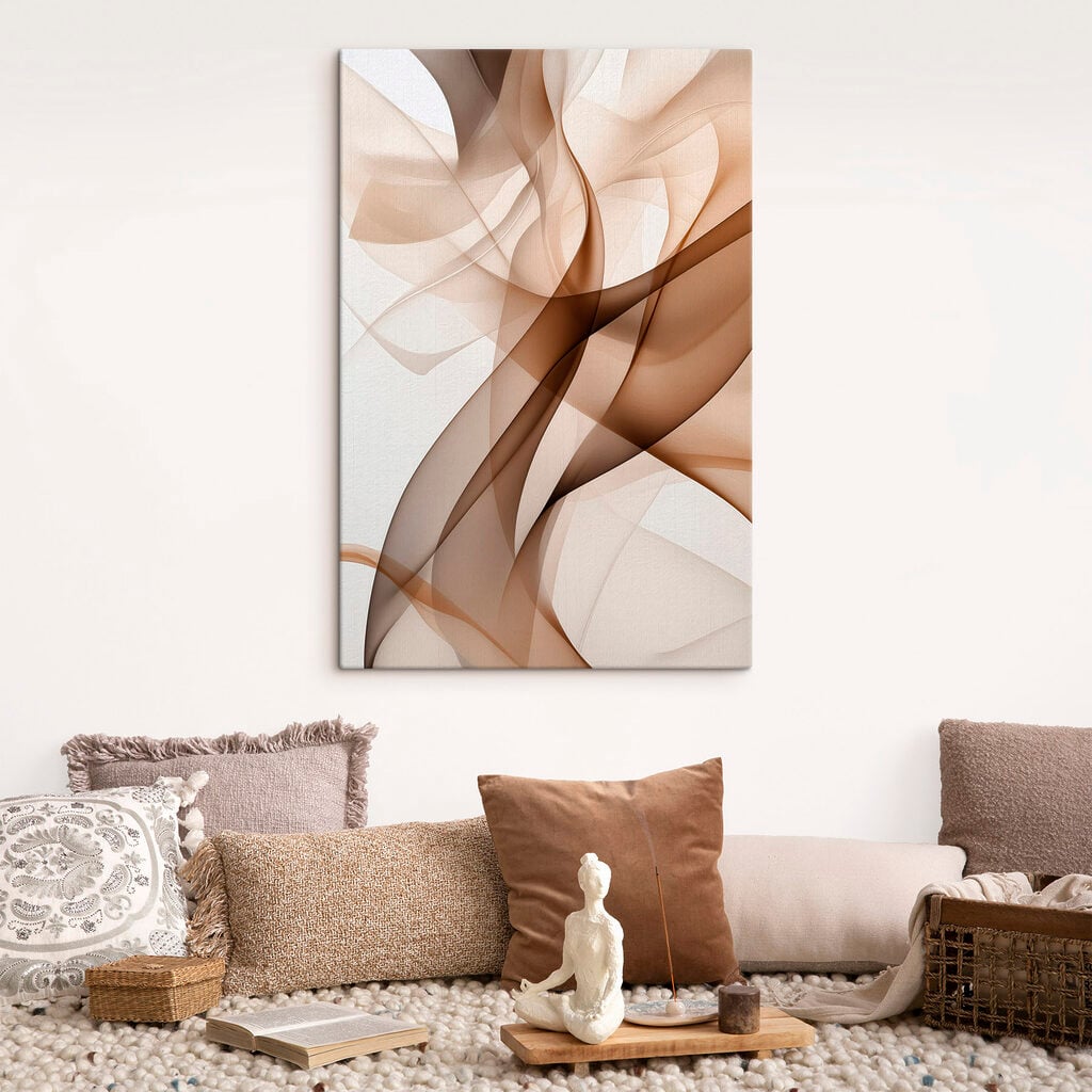 Flowing Abstract Patterns in Soft Tones